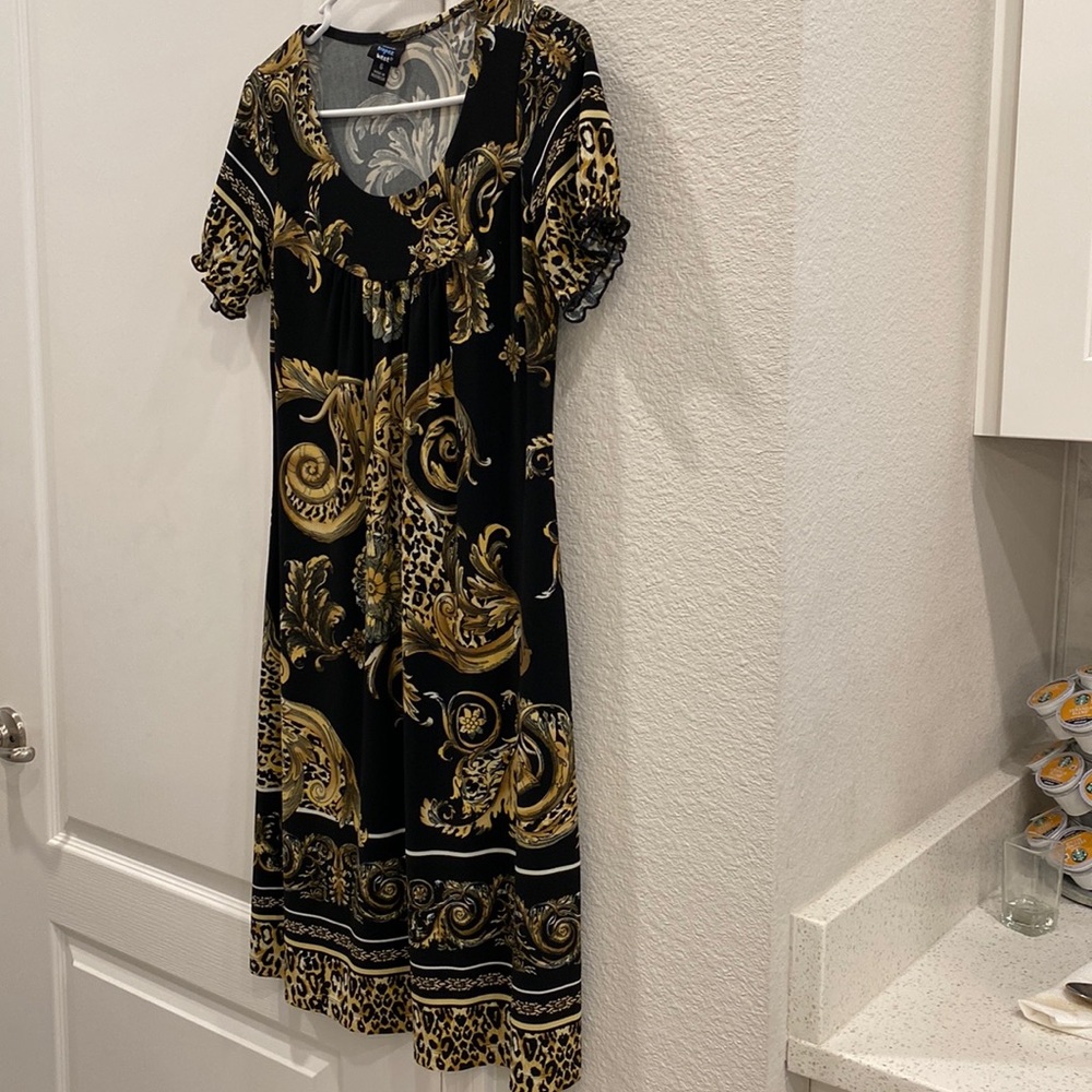 Leopard Paisley Dress